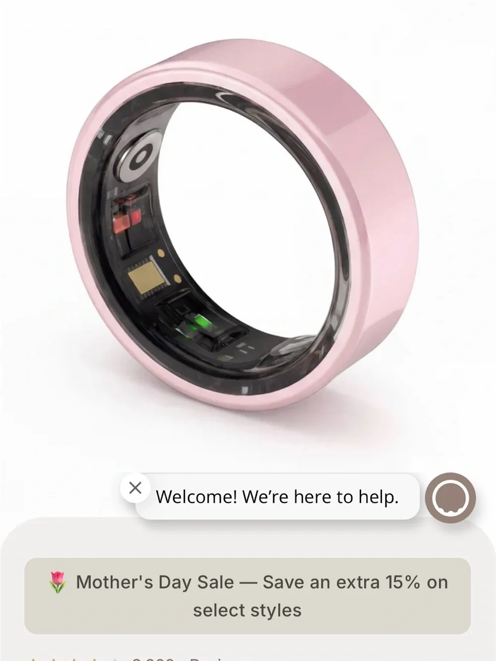 HALO Smart Ring with Charging Case